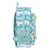 Mochila Escolar Spongebob Stay positive Azul Blanco (32 x 38 x 12 cm)