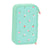 Plumier Doble Glow Lab Pepa Verde (28 piezas)