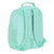 Mochila Escolar Glow Lab Pepa Verde (32 x 42 x 15 cm)
