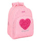 Mochila Escolar Safta Love Yourself Rosa (32 x 42 x 15 cm)