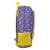 Mochila Escolar SuperThings Guardians of Kazoom Morado Amarillo (32 x 42 x 14 cm)