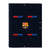 Carpeta F.C. Barcelona Granate Azul marino A4 (26 x 33.5 x 4 cm)