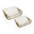 Centro de Mesa Acero (35 x 13 x 35 cm) (2 pcs)