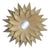 Decoración de Pared Dekodonia Dorado Metal Espejo