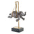 Figura Decorativa Dekodonia Metal Resina Elefante (29 x 16 x 43 cm)
