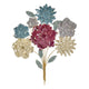 Decoración de Pared Dekodonia Metal Flores