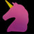 Decoración de Pared Dekodonia Unicornio Metal (26 x 2 x 34 cm)