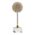 Figura Decorativa Dekodonia Poliéster Metal Cristal Conchas (11 x 11 x 32 cm)