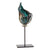 Figura Decorativa Dekodonia Metal Cristal (15 x 14 x 41 cm)
