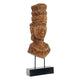 Figura Decorativa Dekodonia Madera de mango Natural (25 x 15 x 68 cm)