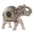 Figura Decorativa Dekodonia Latón Madera de mango Elefante (51 x 20 x 45 cm)