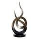 Figura Decorativa Dekodonia Deepak Aluminio (26 x 56 cm)