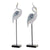 Figura Decorativa Dekodonia Pájaro Resina (2 pcs) (16 x 10 x 59 cm)