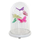 Figura Decorativa Dekodonia Cristal Acero (17 x 17 x 26 cm)