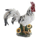 Figura Decorativa Dekodonia Resina Gallo (28 x 12 x 30 cm)