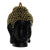 Escultura Dekodonia Buda Negro Resina (17 x 17 x 21 cm)