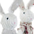 Figura Decorativa Dekodonia Poliéster Conejo (28 x 5 x 14 cm) (2 pcs)