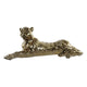 Escultura Dekodonia Leopardo Dorado Resina (59 x 21 x 20 cm)