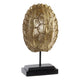 Escultura Dekodonia Caparazón Dorado (21 x 9 x 30 cm)