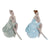 Escultura Dekodonia Bailarina Ballet Resina (2 pcs) (9 x 14 x 16 cm)