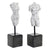 Figura Decorativa Dekodonia Resina Hierro (9 x 9 x 34 cm) (2 pcs)