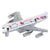 Avión DKD Home Decor (6 pcs)