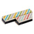 Juego de Madera DKD Home Decor Rayas (Madera) (ABS) (2 pcs)