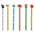 Lápiz DKD Home Decor Madera Animales (6 pcs)