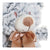 Peluche DKD Home Decor Blanco Gris Poliéster Animales (3 pcs) (19 x 20 x 23 cm)