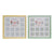 Marco de Fotos DKD Home Decor My First Year Múltiple Madera MDF (2 pcs) (32 x 1.5 x 32 cm)