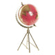 Globo Terraqueo DKD Home Decor PVC Aluminio (18.5 x 16.5 x 38 cm)