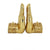 Sujetalibros DKD Home Decor Resina (20 x 12 x 18 cm) (2 pcs)