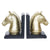 Sujetalibros DKD Home Decor Caballo Resina (15 x 11 x 17.5 cm) (2 pcs)