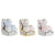 Set de Regalo para Bebé DKD Home Decor Beige Azul Rosa Poliéster (3 pcs)