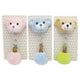 Peluche Sonajero DKD Home Decor Oso (3 pcs)