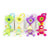Peluche DKD Home Decor Amarillo Verde Poliéster Animales (4 pcs) (5 x 5 x 35 cm)