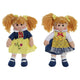 Muñeca de Trapo DKD Home Decor (24 x 10 x 35 cm) (2 pcs)