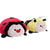 Peluche DKD Home Decor Abeja Mariquita Poliéster Infantil (2 Unidades)