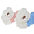Oso de Peluche DKD Home Decor Azul Rosa Poliéster Blanco Infantil Tumbado (2 Unidades)