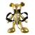 Mochila Escolar Mickey Mouse Dorado (18 x 40 x 15 cm)