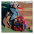 Mochila Escolar 3D con Ruedas Spiderman Rojo Azul