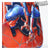 Mochila Escolar 3D con Ruedas Spiderman Rojo Azul