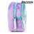 Neceser Escolar Frozen Lila Azul