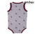 Pelele de Manga Corta para Bebé Harry Potter Gris Rojo (2 uds)