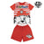 Pijama de Verano The Paw Patrol Niño Rojo