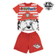 Pijama de Verano The Paw Patrol Niño Rojo