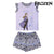 Pijama Infantil Frozen Gris