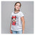 Camiseta de Manga Corta Infantil Minnie Mouse Blanco