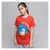 Camiseta de Manga Corta Infantil Sonic Rojo
