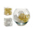 Bola Decorativa Oro Plata Alambre (9,5 x 9,5 x 9,5 cm)